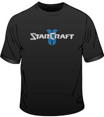 Футболка "Starcraft II" (Чорна)