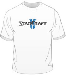 Футболка "Starcraft II" (Біла)