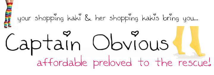 Captain Obvious: Preloved Blogshop