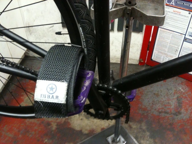 Fixie Bicycles Fixed Gear Bicycle Fast Strap and Pedal install!