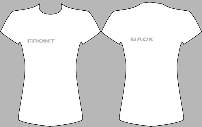 black t shirt design template