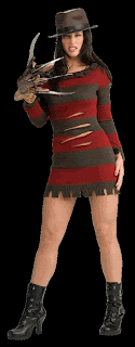 Sexy Halloween Costumes - Mrs. Freddy Kruger Sexy Costumes