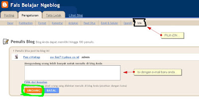 cara mengganti e-mail log in di blogger