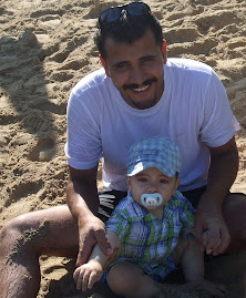My Husband, Reda and our son, Noor