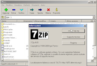 schermata 7Zip