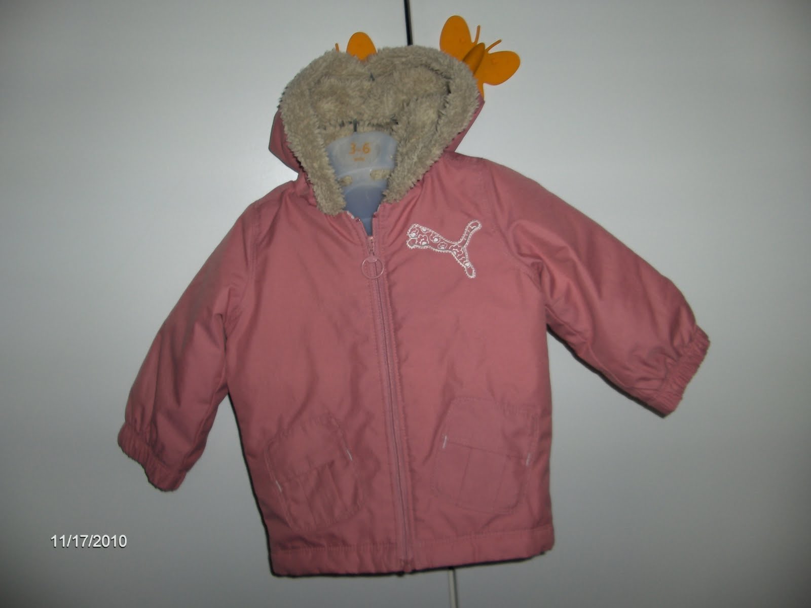 İkinci El Bebek Eşyaları Puma marka kız bebek montu