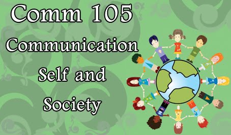 Comm 105 - Communication, Self & Society