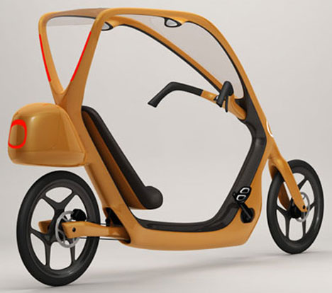 Recumbent Bicycle on Thisway Recumbent Bicycle Concept Has The Rain Covered Mark S