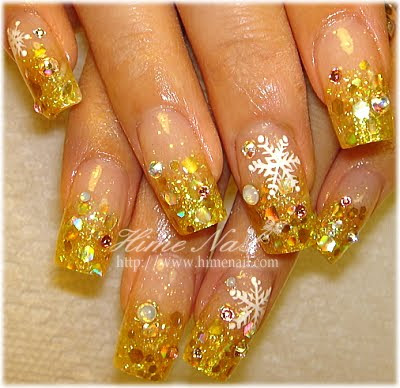 Diseños de uñas color dorado disenos de unas. Diseños de uñas color dorado