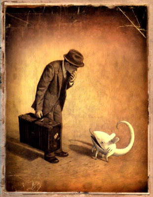 From the cover. The Arrival by Shaun Tan