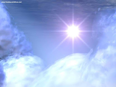fondos de jesus en el cielo nubes resplando de la luz del sol ...