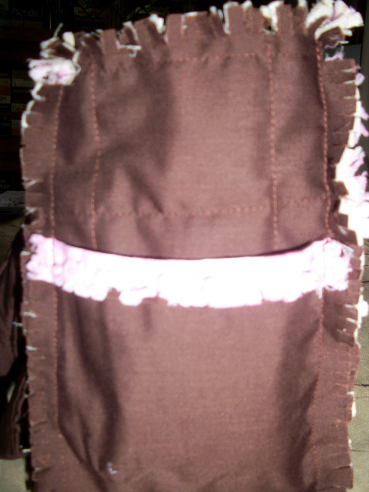 Creative Chevy05Chick Sews CAMO JOHN DEERE & Chocolate Brown Rag Quilt