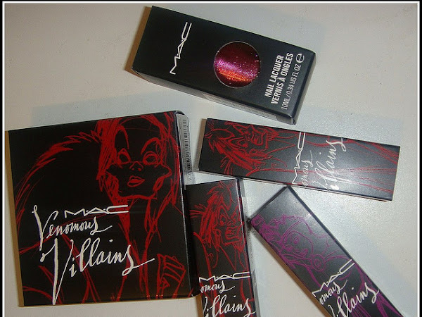 MAC Venomous Villains: Part 1- Lipsticks-Heartless, Toxic Tale, Innocence, Beware!