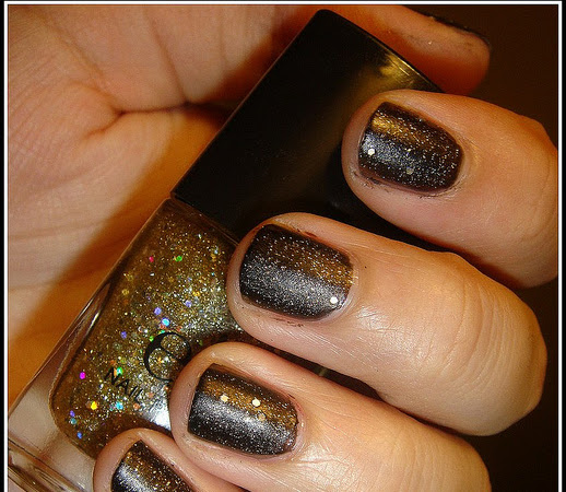 Nail Of The Day: Color Club With Abandon + E.L.F. Golden Goddess