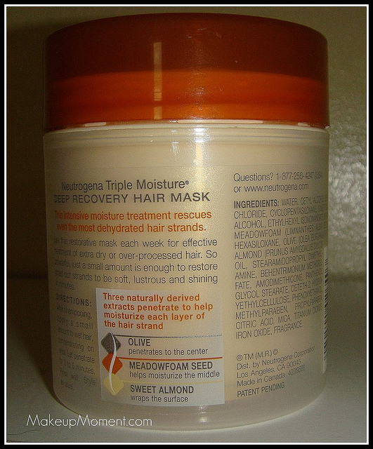 Product Rave Neutrogena Triple Moisture Deep Recovery Hair Mask
