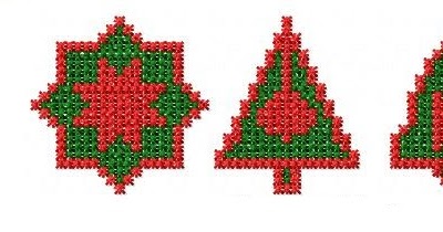 digitalisee: kruissteek kerst