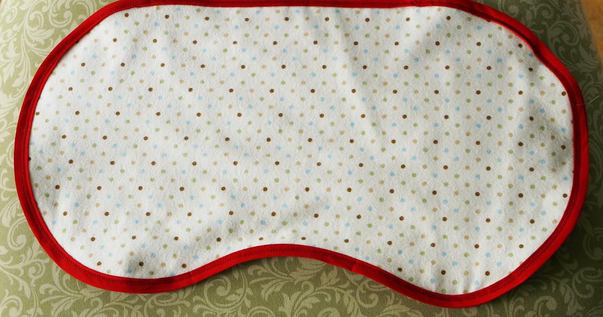 Christina Elton burp cloth pattern