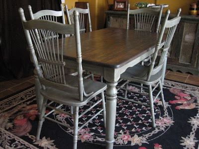 French Country Kitchen Table  Chairs on European Paint Finishes   French Country Table   Chairs