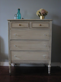 European Paint Finishes: ~ Turquoise/Teal & Cream Bedroom Set