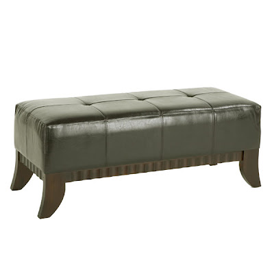 Metropolitan Alfonzo Leather Bench Metropolitan Alfonzo Leather Bench