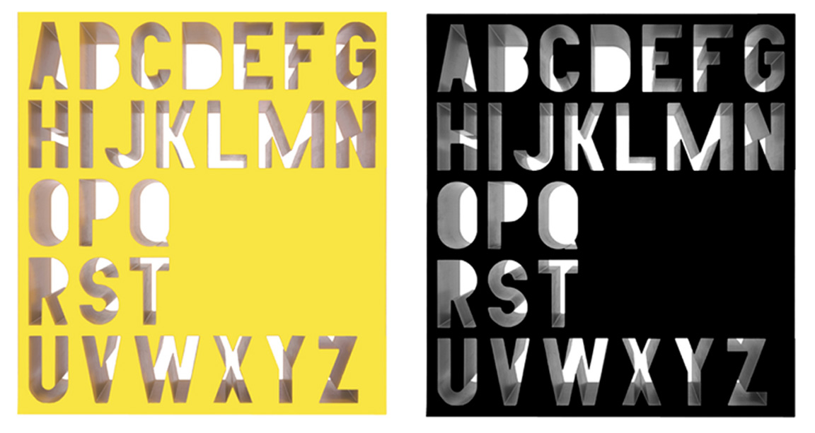 Yellow Alphabet