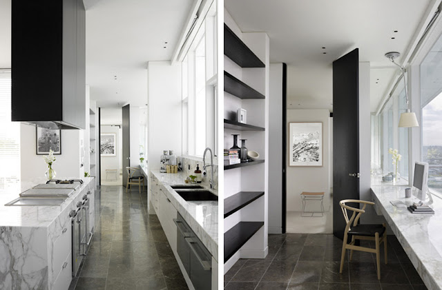 BLACK WHITE YELLOW Kitchen Inspiration