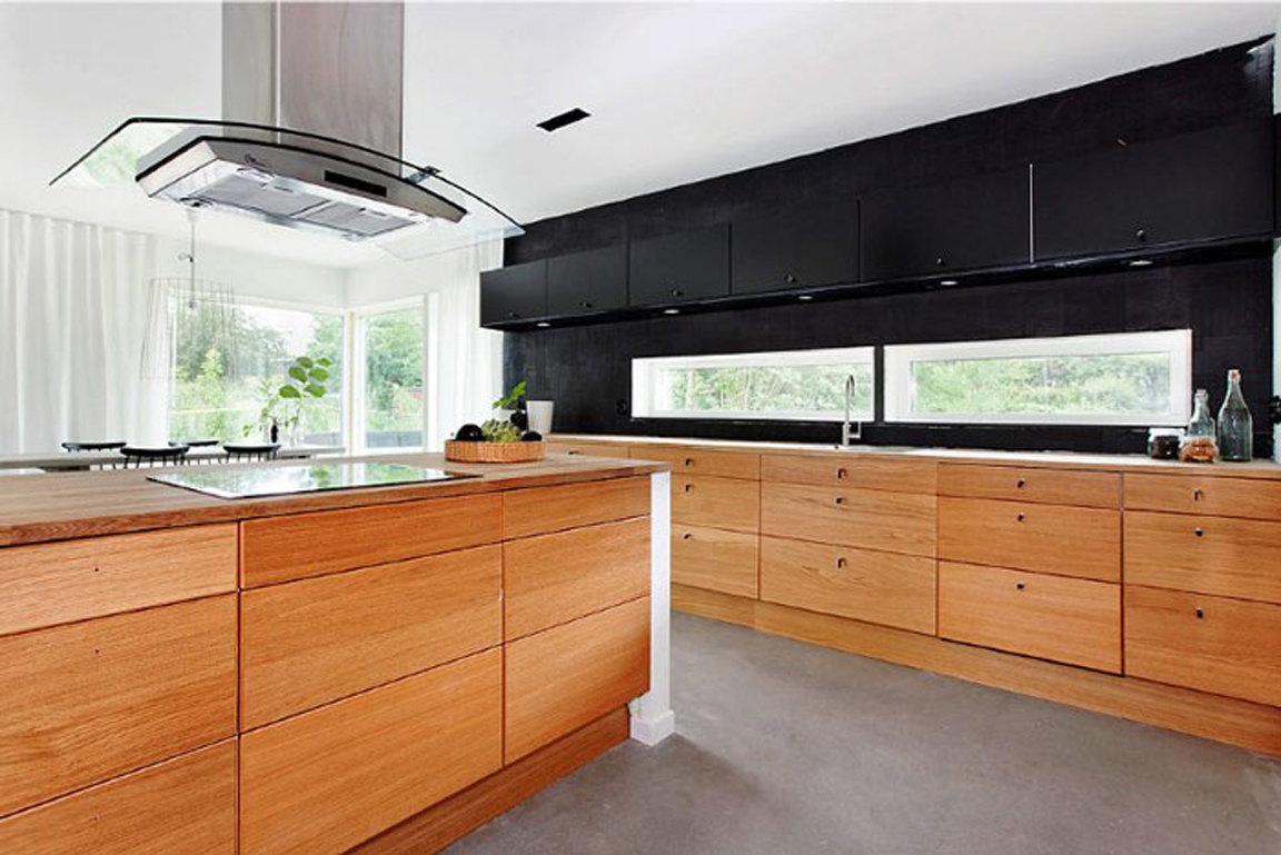 black white yellow black and wood modern kitchen black white yellow black and wood modern kitchen