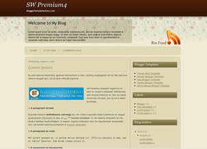 SW Premium4 blogger Templates