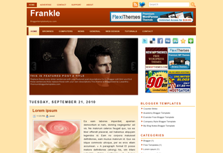 Frankle Free Blogger Template