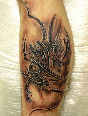 Alien Tattoo Pictures Alien Tattoo Pictures
