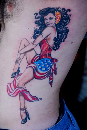 Devil Girl Pinup Tattoo 3. Not only is she opposite in meaning,