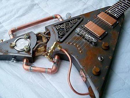 kumpulan foto gitar unik