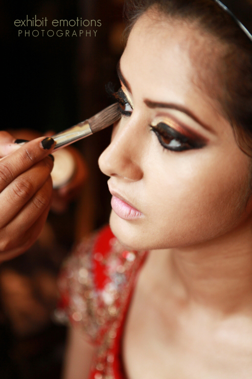 VIBRANT RED ASIAN WEDDING asian wedding makeup. VIBRANT RED ASIAN WEDDING