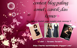 ||  contEst BLOG PALING CANTIK, COMEL DAN KEMAS!  ||