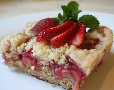 Strawberry Coffee Cake Recipe ~ Chocolate Raspberry Cake