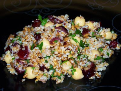 California Walnuts and Dried Cranberry Salad Recipe ~ Chocolate Raspberry Cake