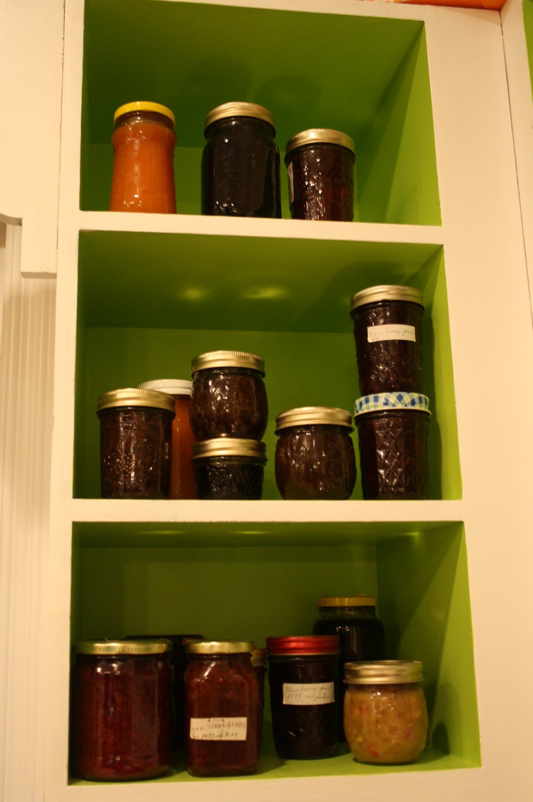 Painting wooden kitchen cabinets Homemade Kitchen Cabinets