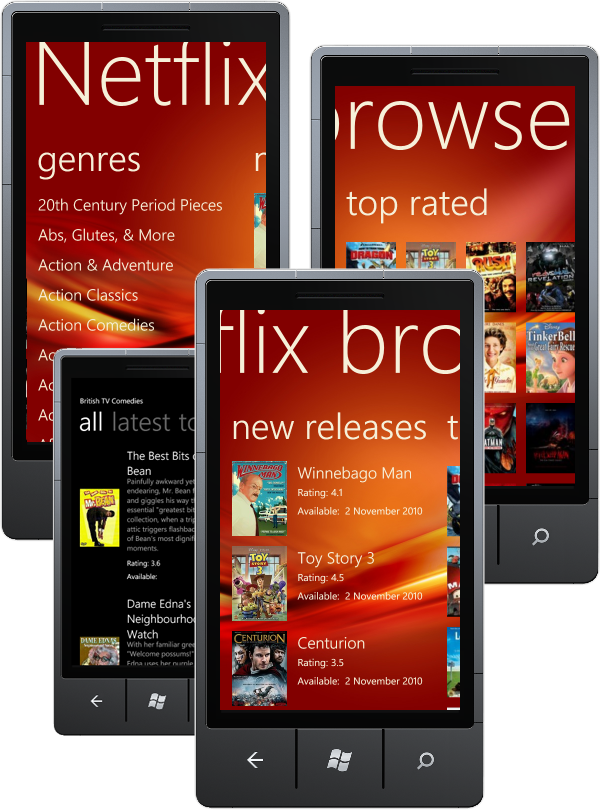Favorite Gadgets: Netflix Browser for Windows Phone 7 - Part 2