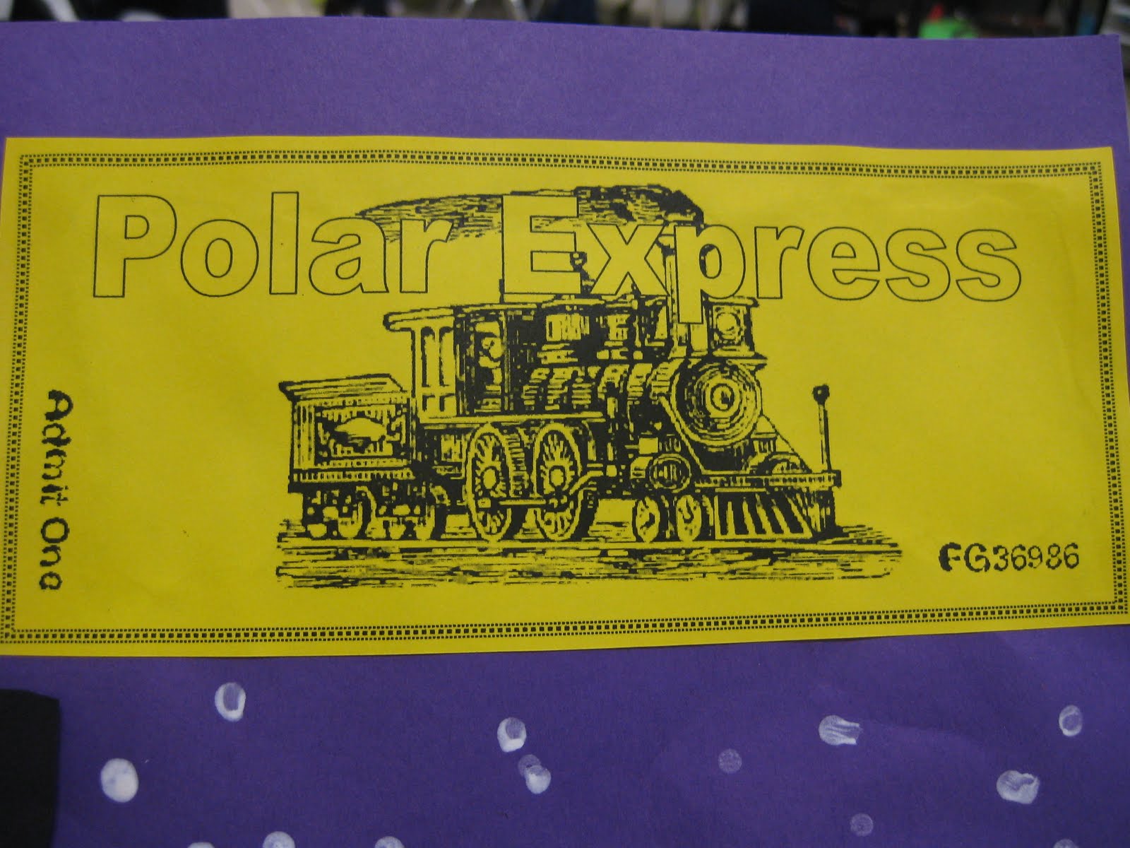 The Alphabet Garden: Polar Express Day!