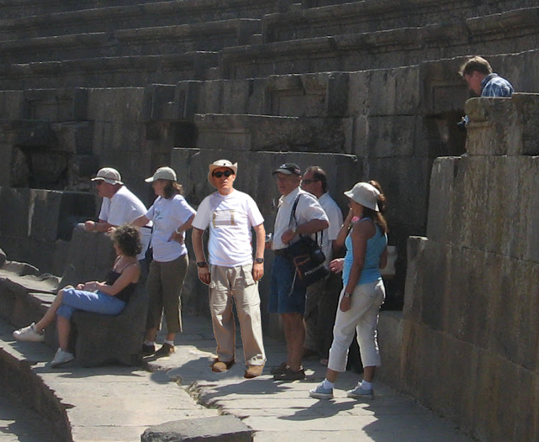 en el teatro de Bosra