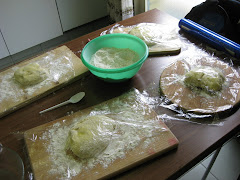 The pizza dough is ready