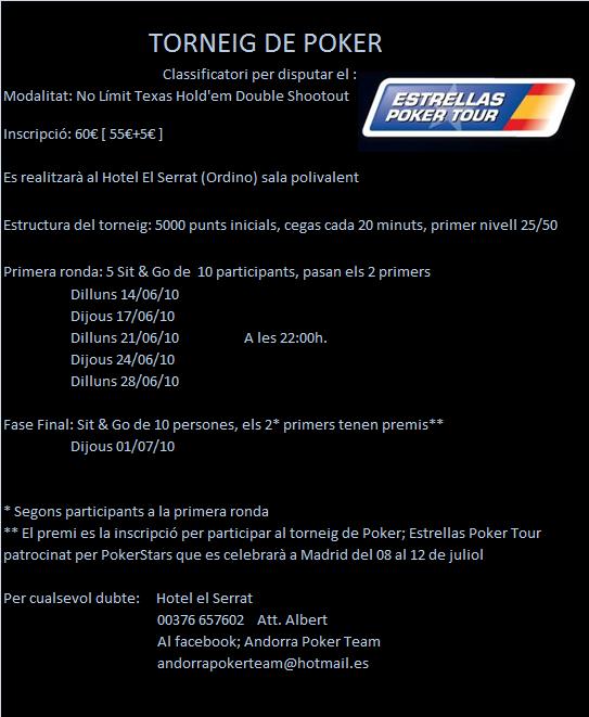 Casino andorra poker