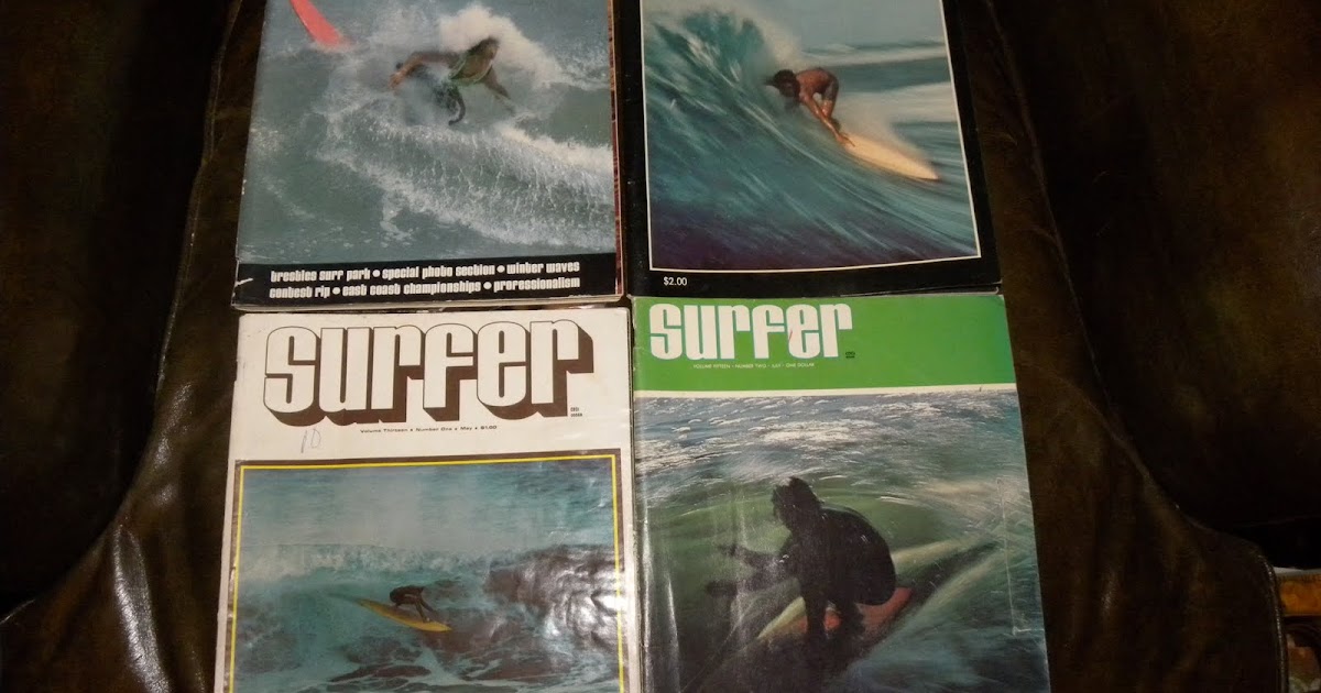 Rogue Wave Surf Shop Vintage Surfer Magazines