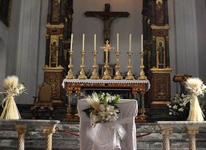 Benedictine Altar Arrangement