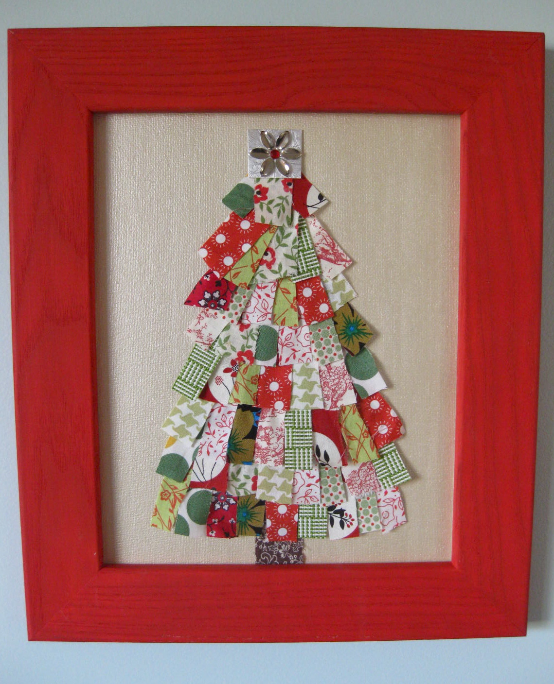 H is for Handmade Scrap Fabric Tree Tutorial