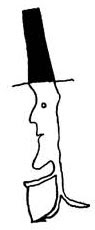 Caricatura di Lovecraft disegnata da Frank Belknap Long Caricatura di Lovecraft disegnata da Frank Belknap Long