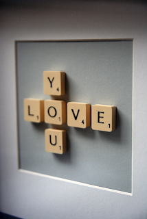 Scrabble LOVE YOU Picture Scrabble LOVE YOU Picture