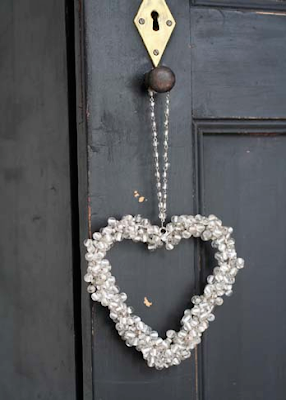 Beaded decorative heart by Attic Beaded decorative heart by Attic