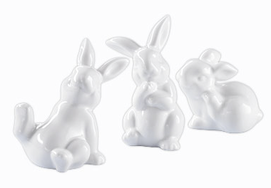 3 decorative bunnies by Tchibo 3 decorative bunnies by Tchibo