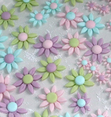 Easter fondant flowers Easter fondant flowers
